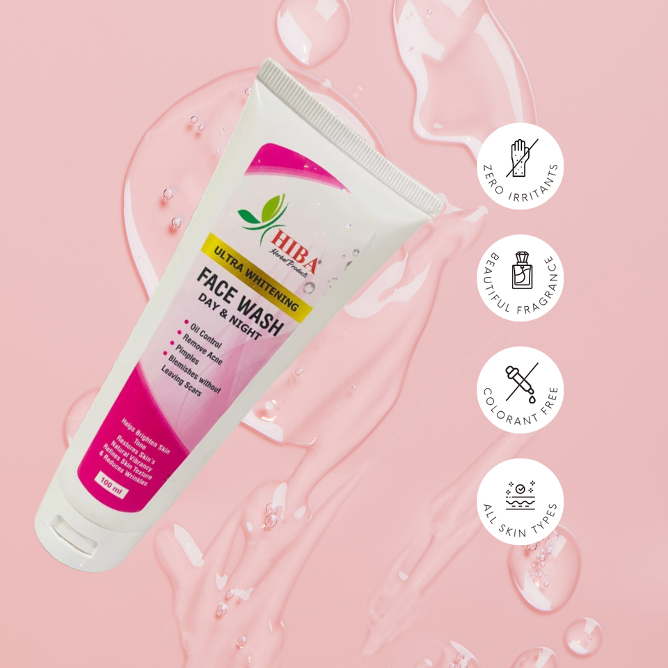 Hiba Herbal Ultra Whitening Face Wash